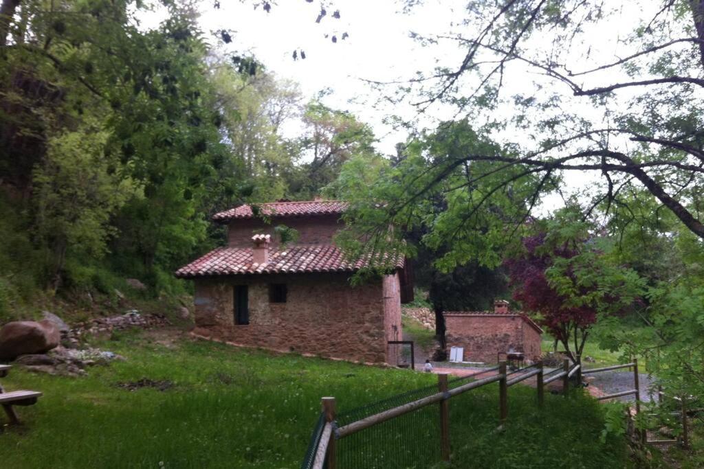 La Badenca. Masia Catalana Del S. XVII Riudaura Exteriör bild