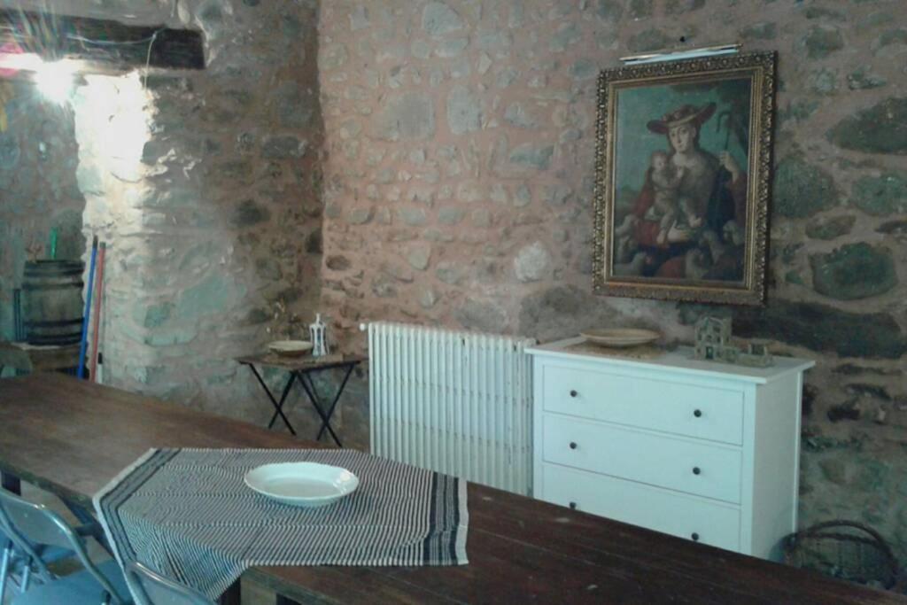 La Badenca. Masia Catalana Del S. XVII Riudaura Exteriör bild